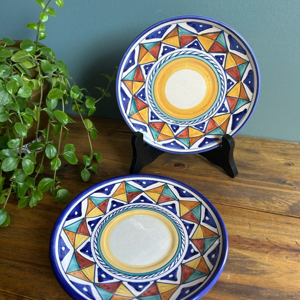 Starbucks Sberna Deruta Italy Saucers Plates